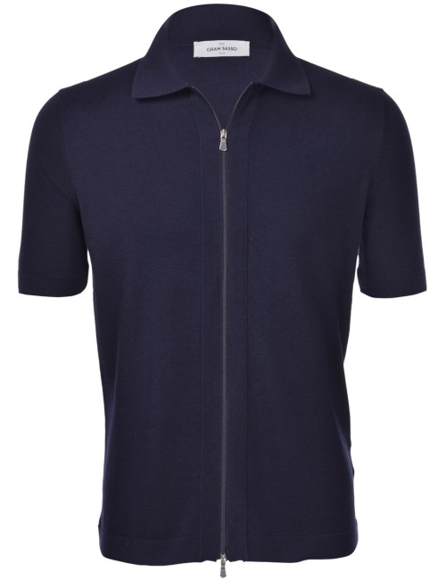 GRAN SASSO Polo Full Zip