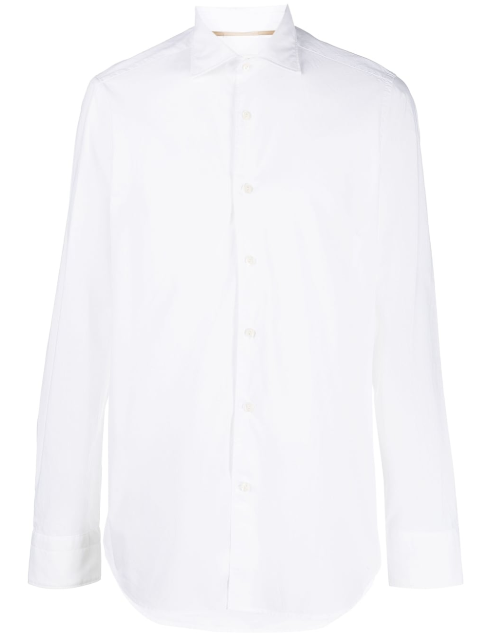 TINTORIA MATTEI Camicia Bianca Mezzo Collo Francese