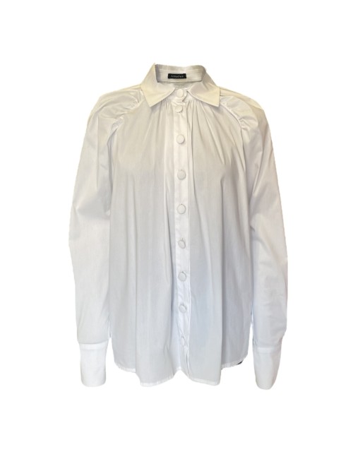 ACTUALEE Camicia bianca maniche a sbuffo