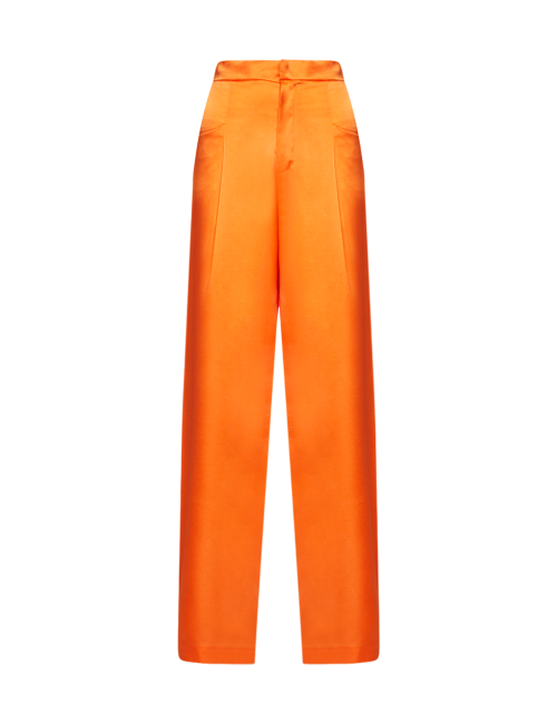 NINE MINUTES Pantalone Effetto Seta