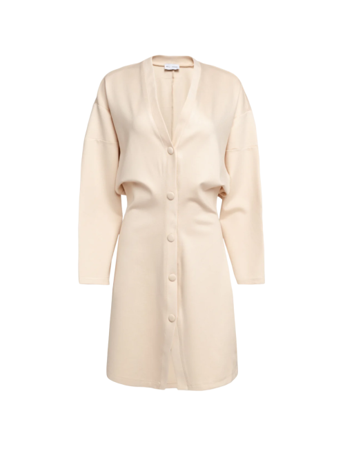 WEILI ZHENG Mini Abito Bianco Panna