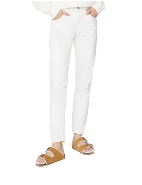 DONDUP Pantalone Bianco Slim Fit