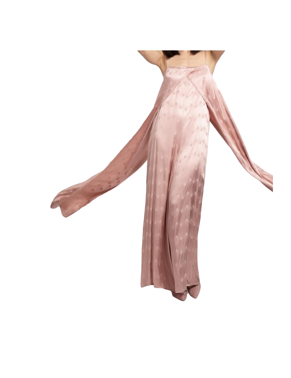 WEILI ZHENG Tuta Rosa Lunga