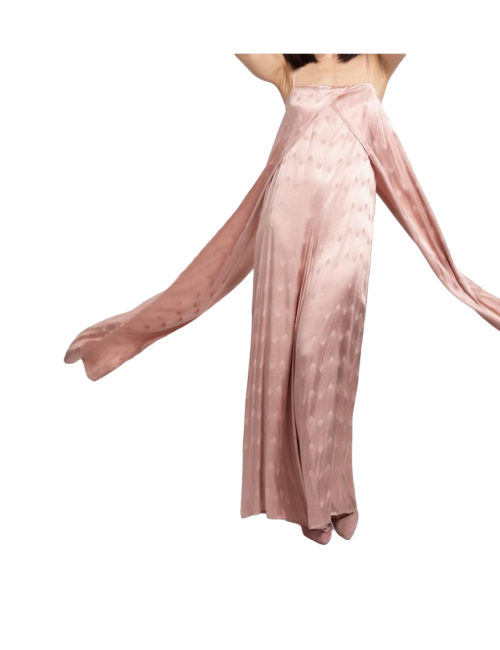 WEILI ZHENG Tuta Rosa Lunga