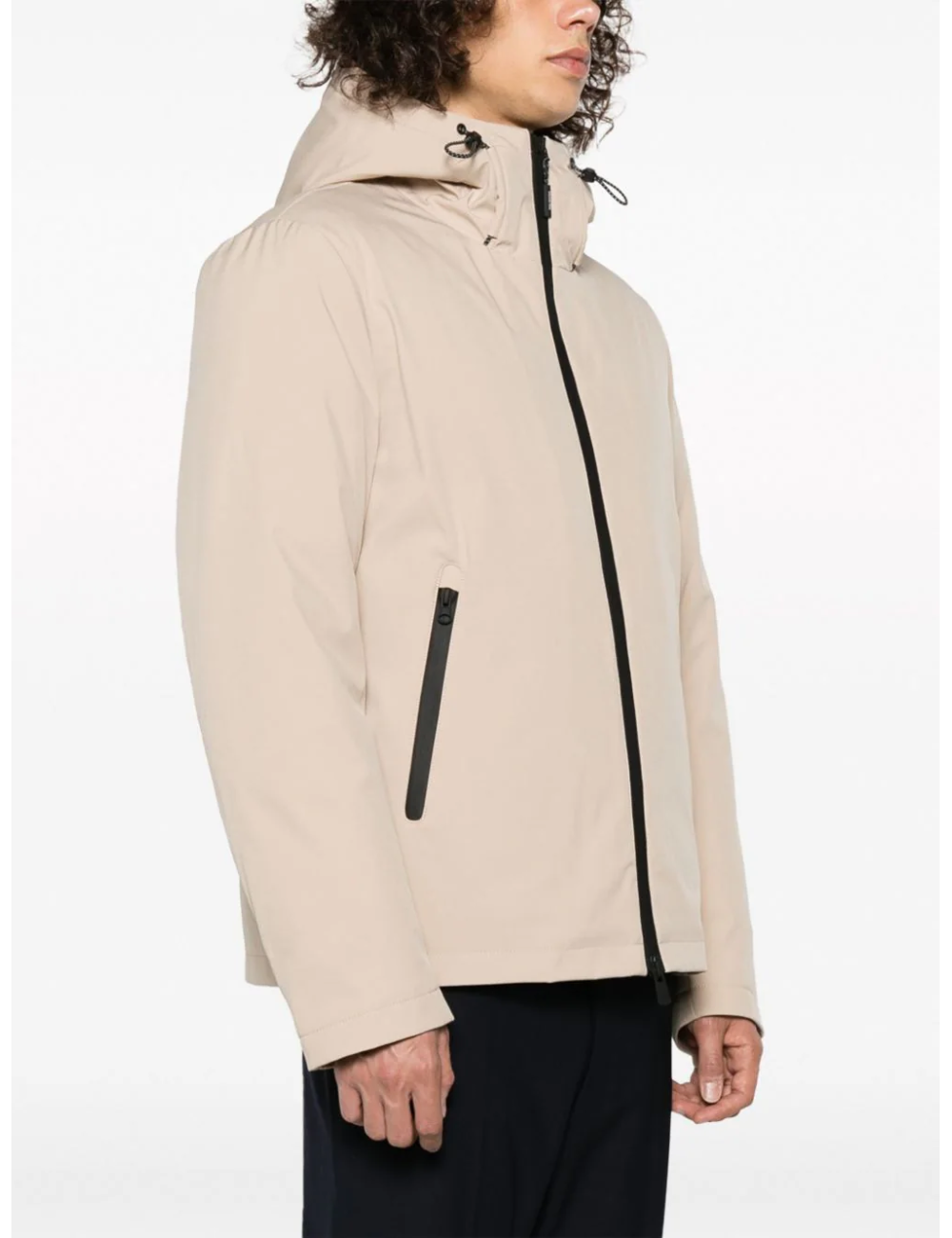 Giubbino bianco panna trapuntato