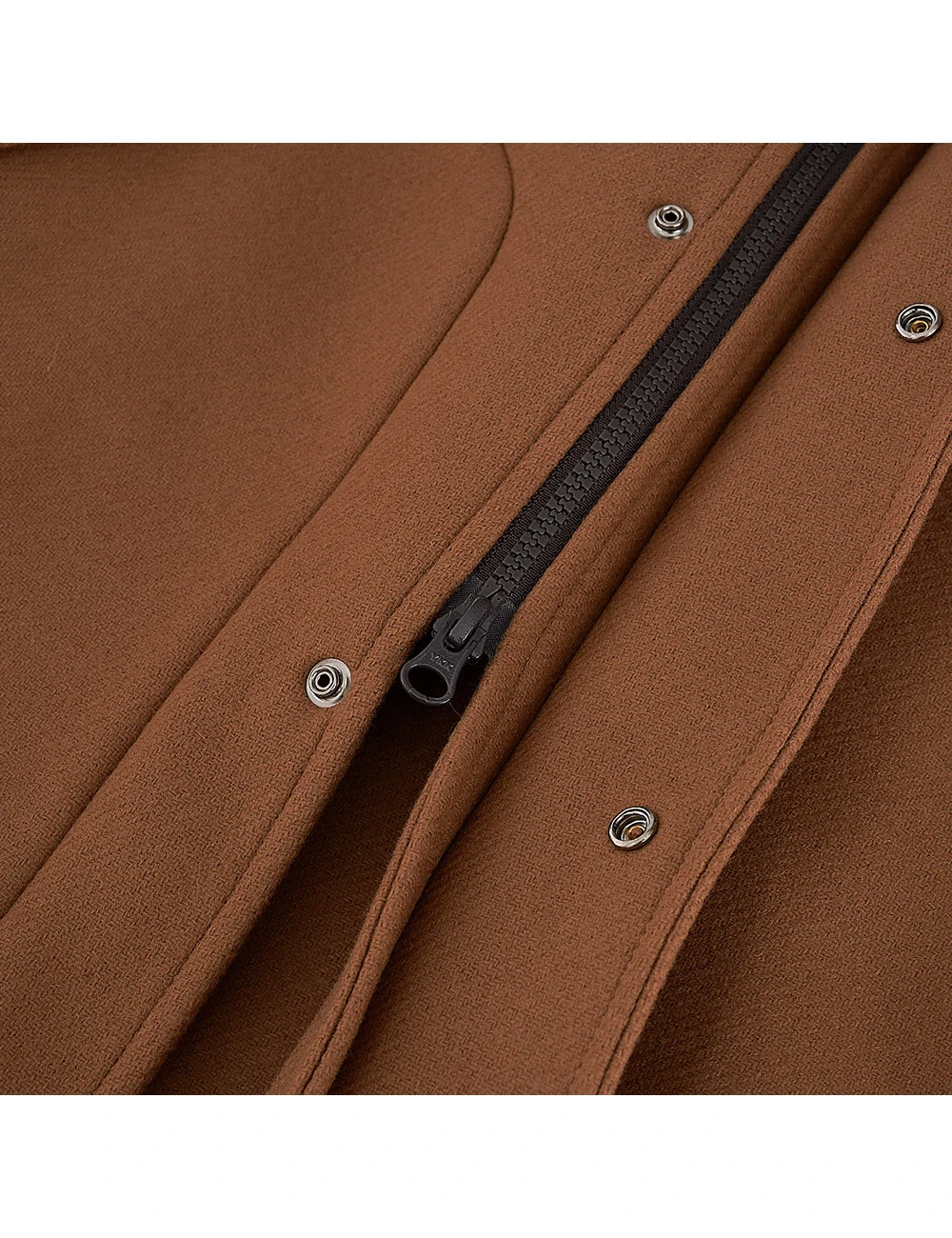 Cappotto color terra con tasconi