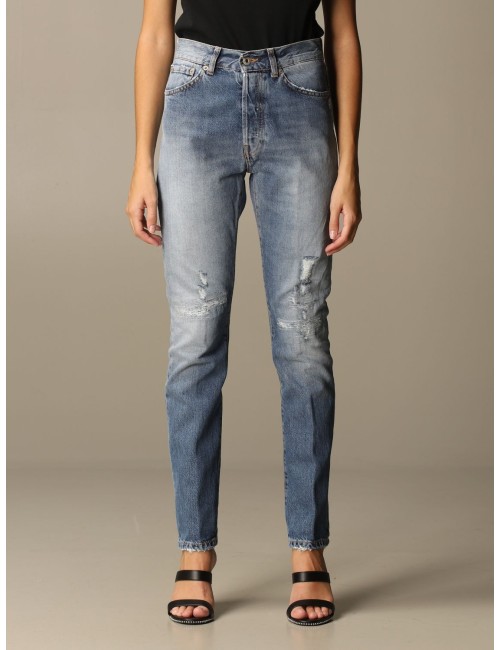 Jeans Nina vita alta con strappi