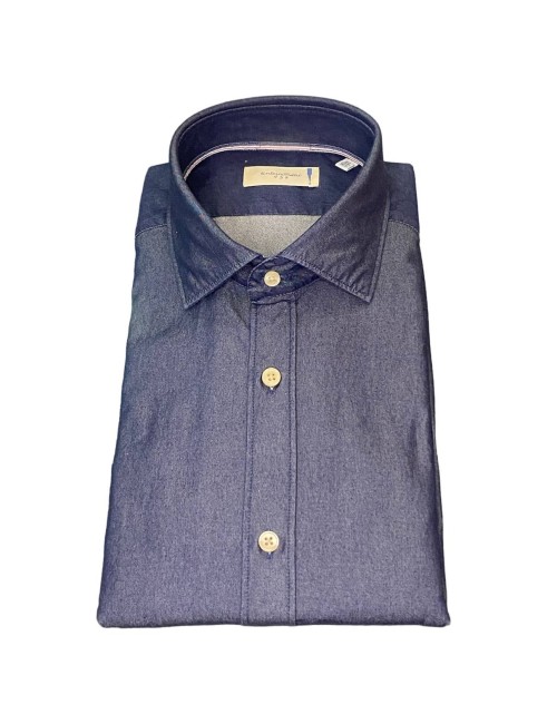 Camicia denim in chambray