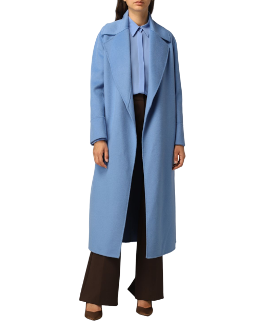 Cappotto lungo con cintura