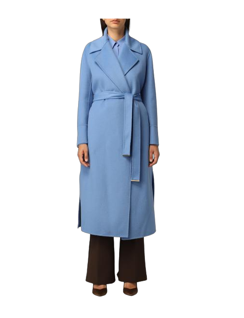 Cappotto lungo con cintura