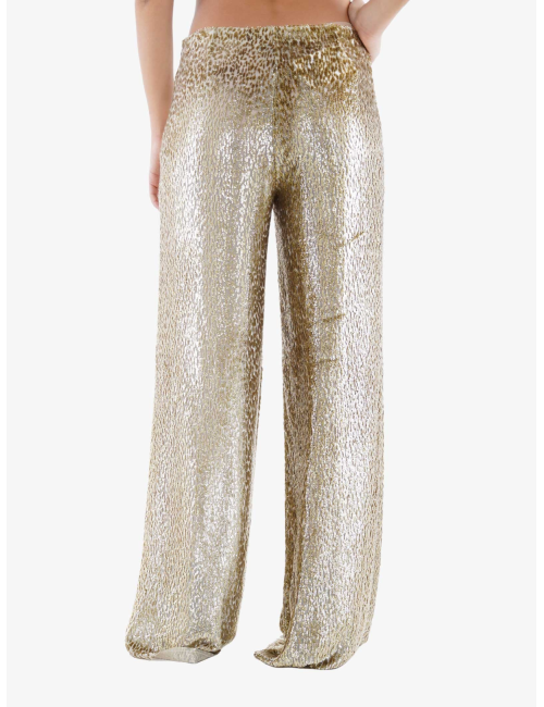 Pantalone ampio in oro