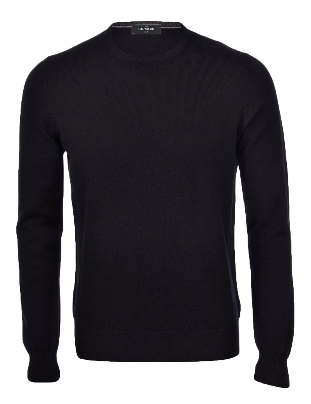 Girocollo nero in cashmere