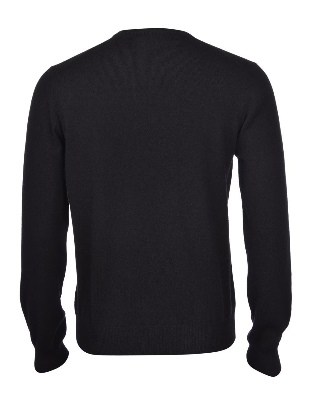Girocollo nero in cashmere
