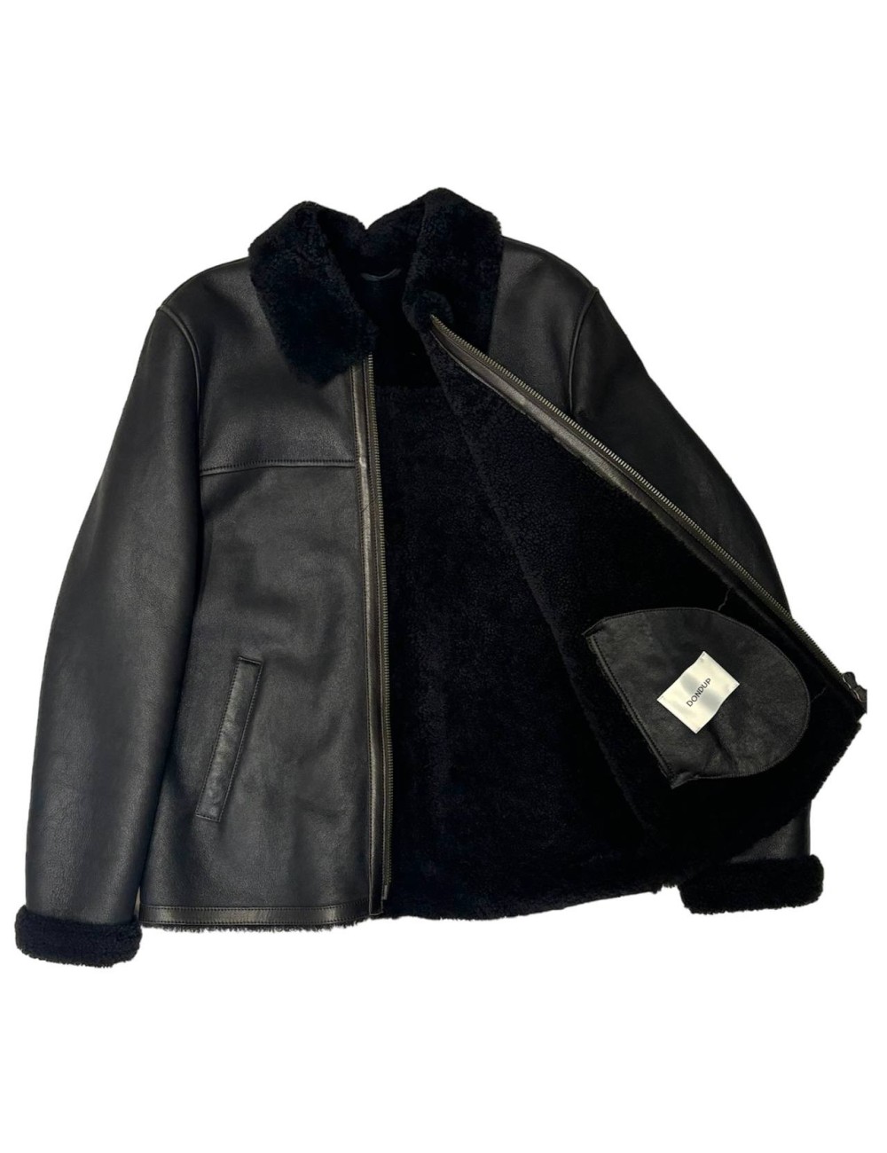 Montone Marrone Con Zip