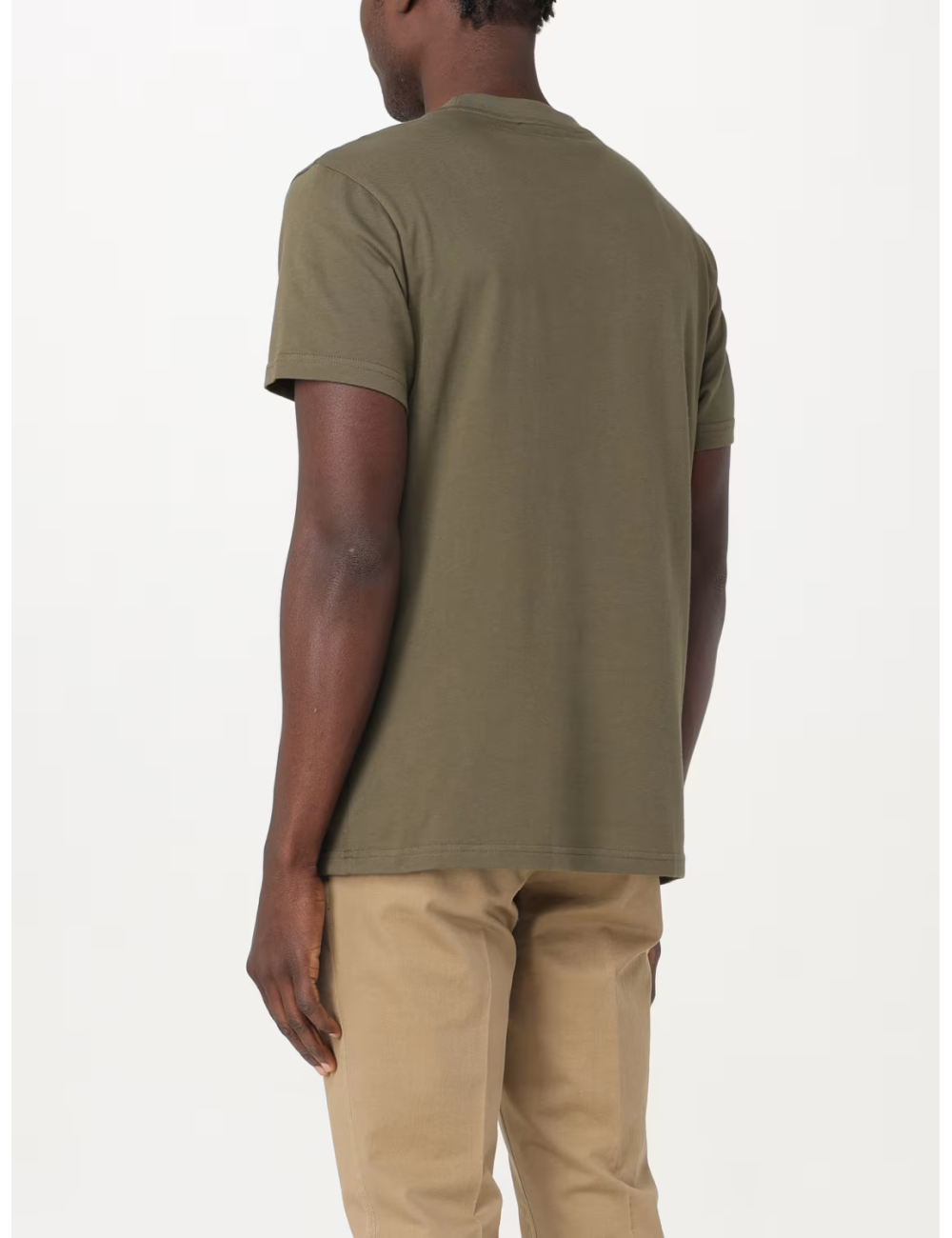 T-shirt verde in cotone