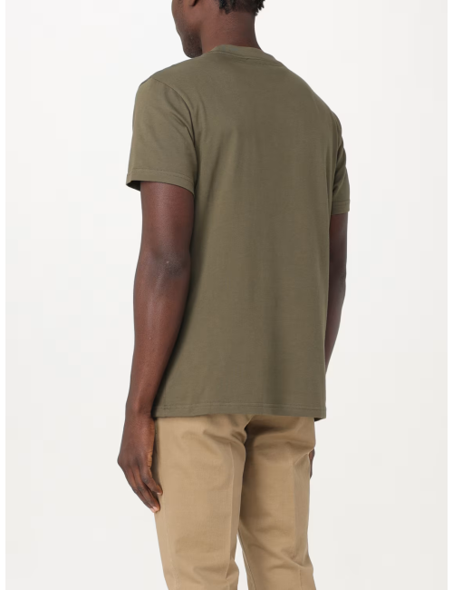 T-shirt verde in cotone