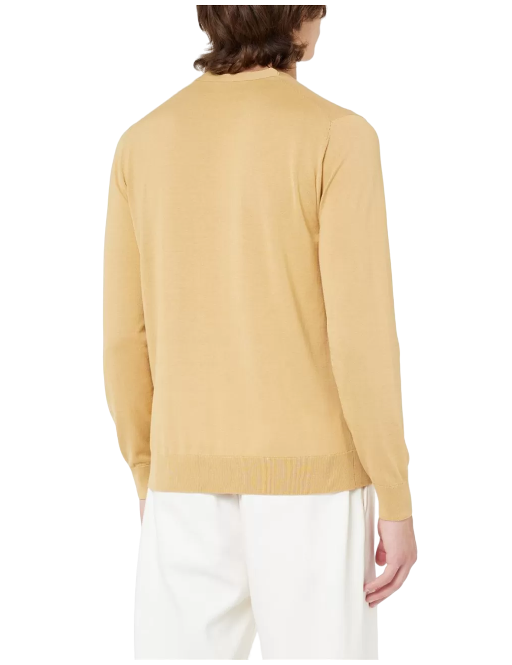 Girocollo senape in cotone