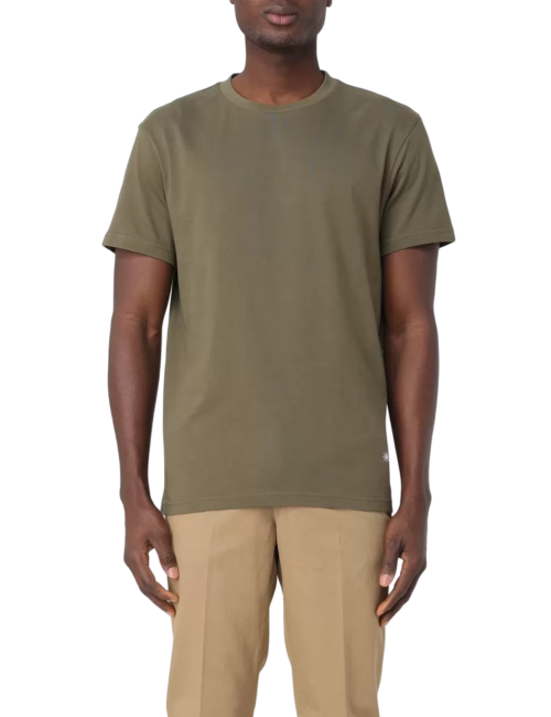 T-shirt verde in cotone