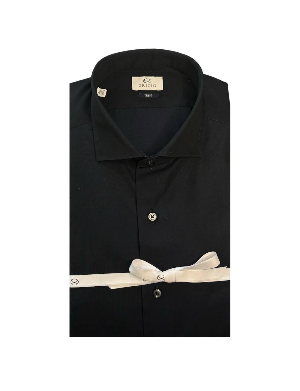 Camicia blu notte in cotone