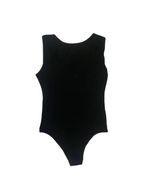 Body nero con borchie