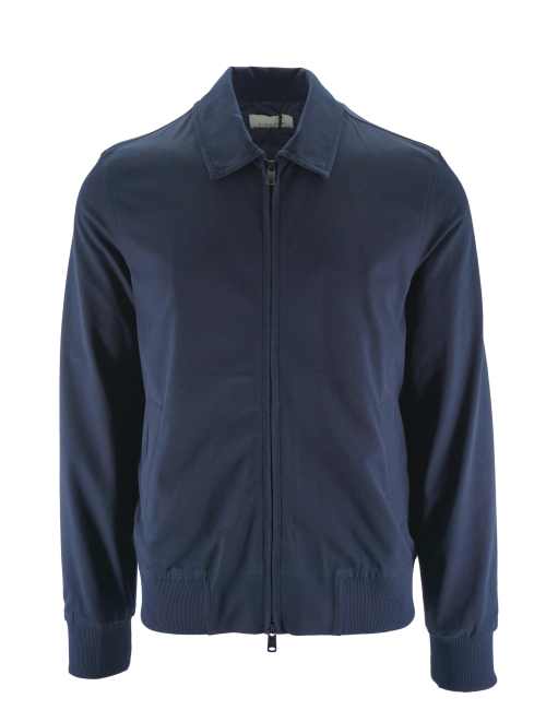 Giubbino blu in piquet