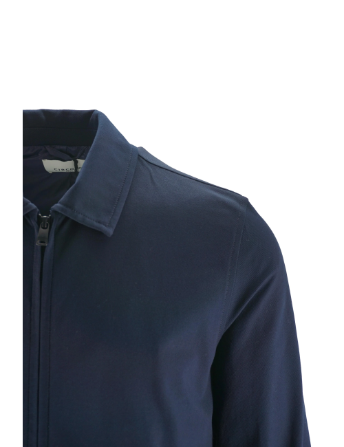 Giubbino blu in piquet