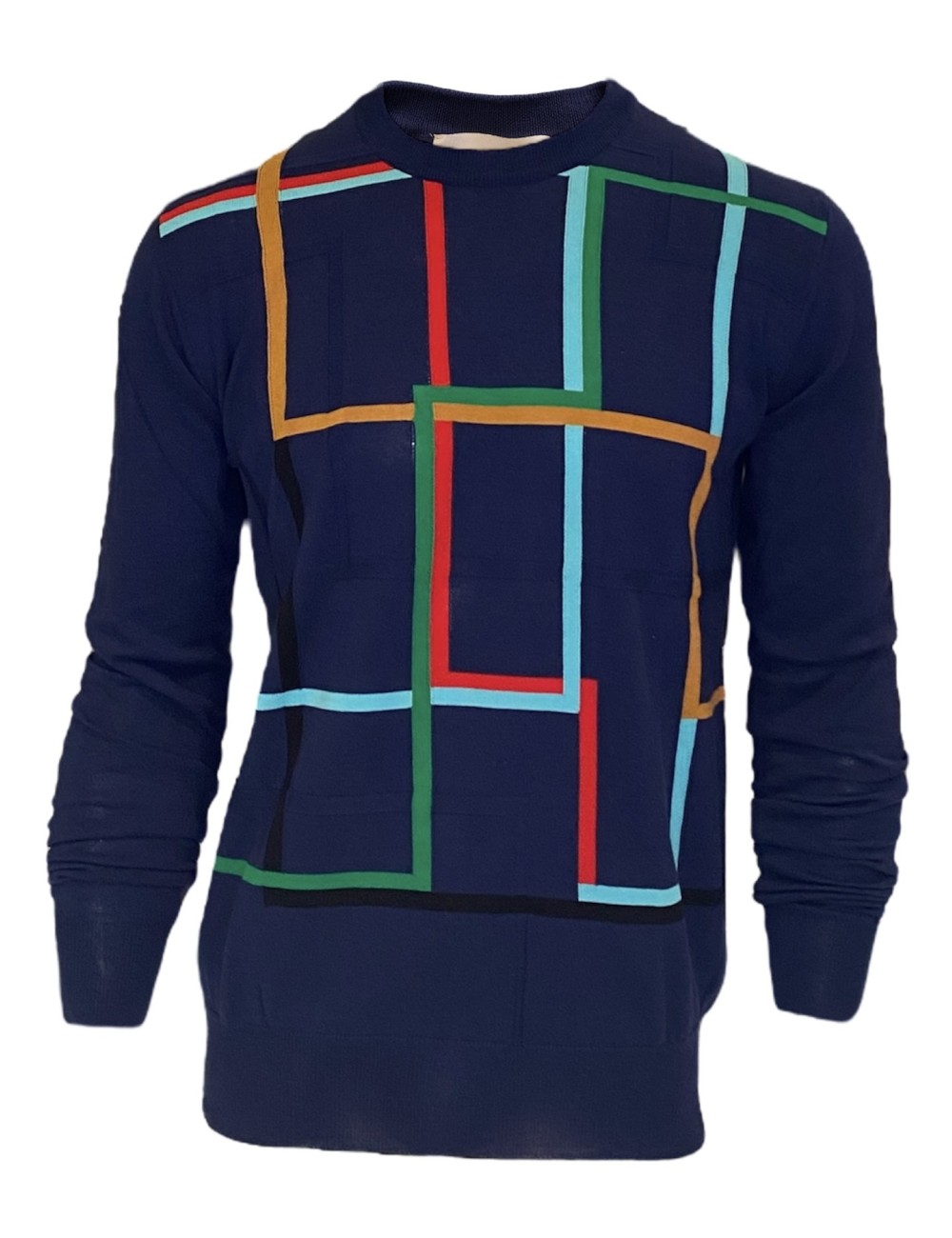 Girocollo con quadrati