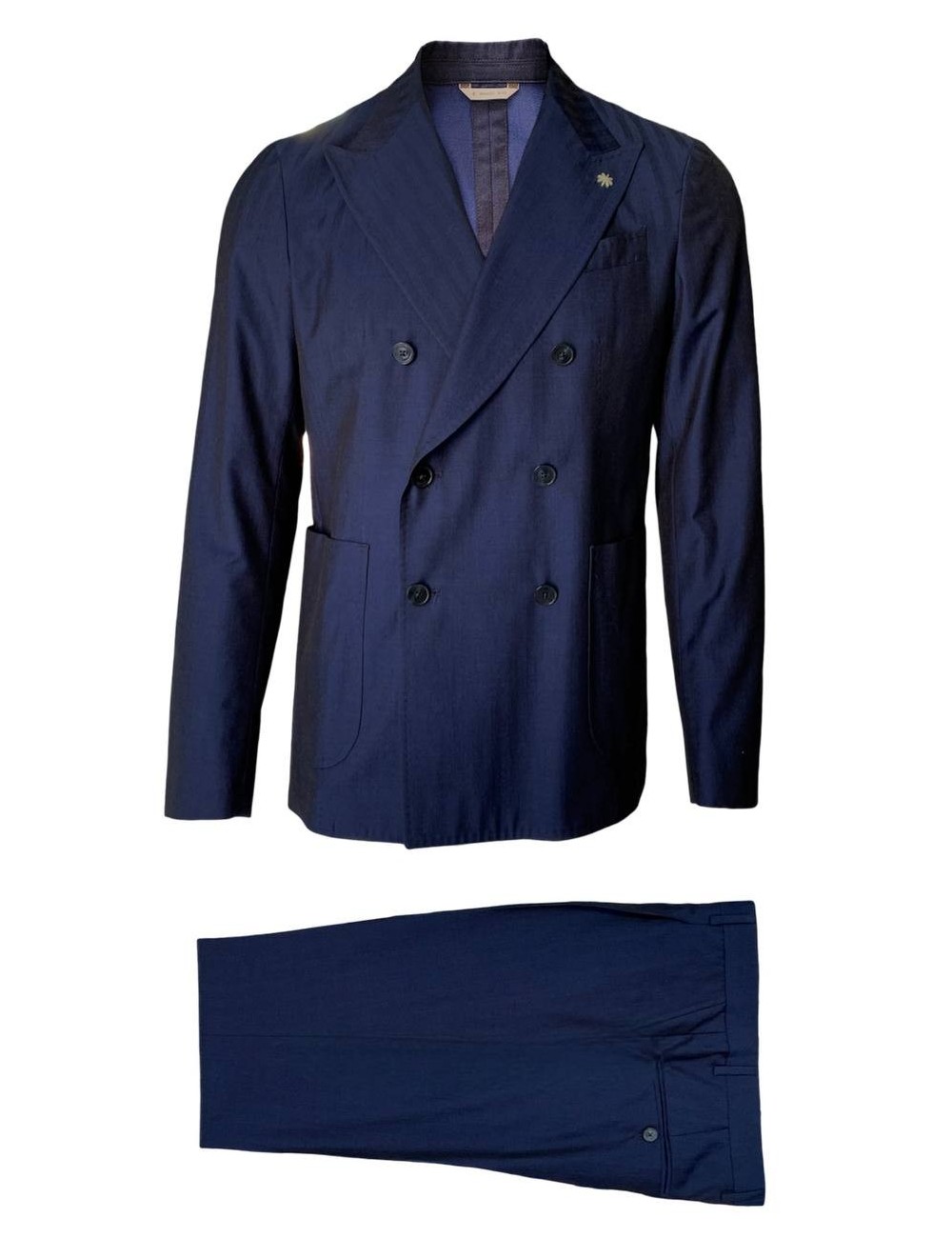 Abito doppiopetto gessato