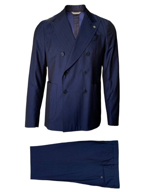 Abito doppiopetto gessato