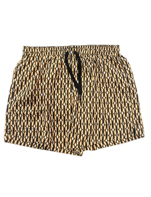 Costume marrone a fantasia