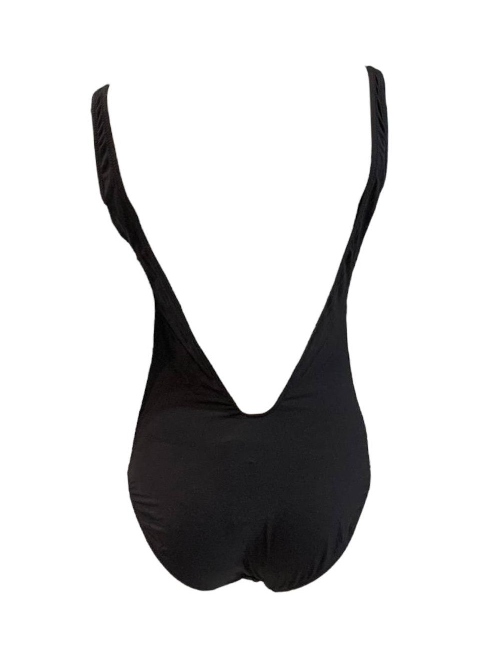 Costume nero con stampa Moschino