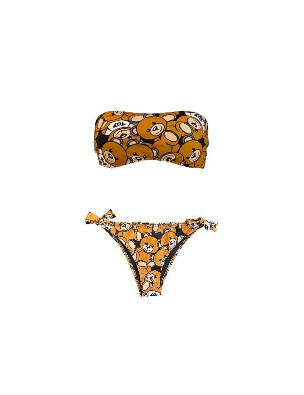 Costume con stampa orsetto