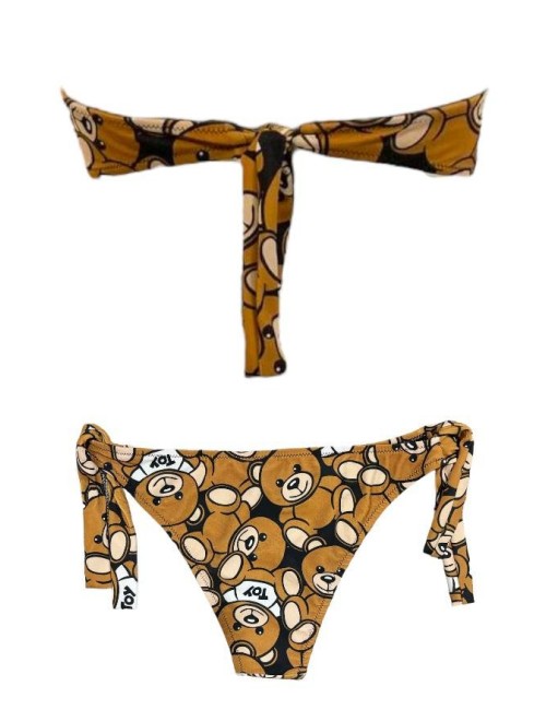 Costume con stampa orsetto