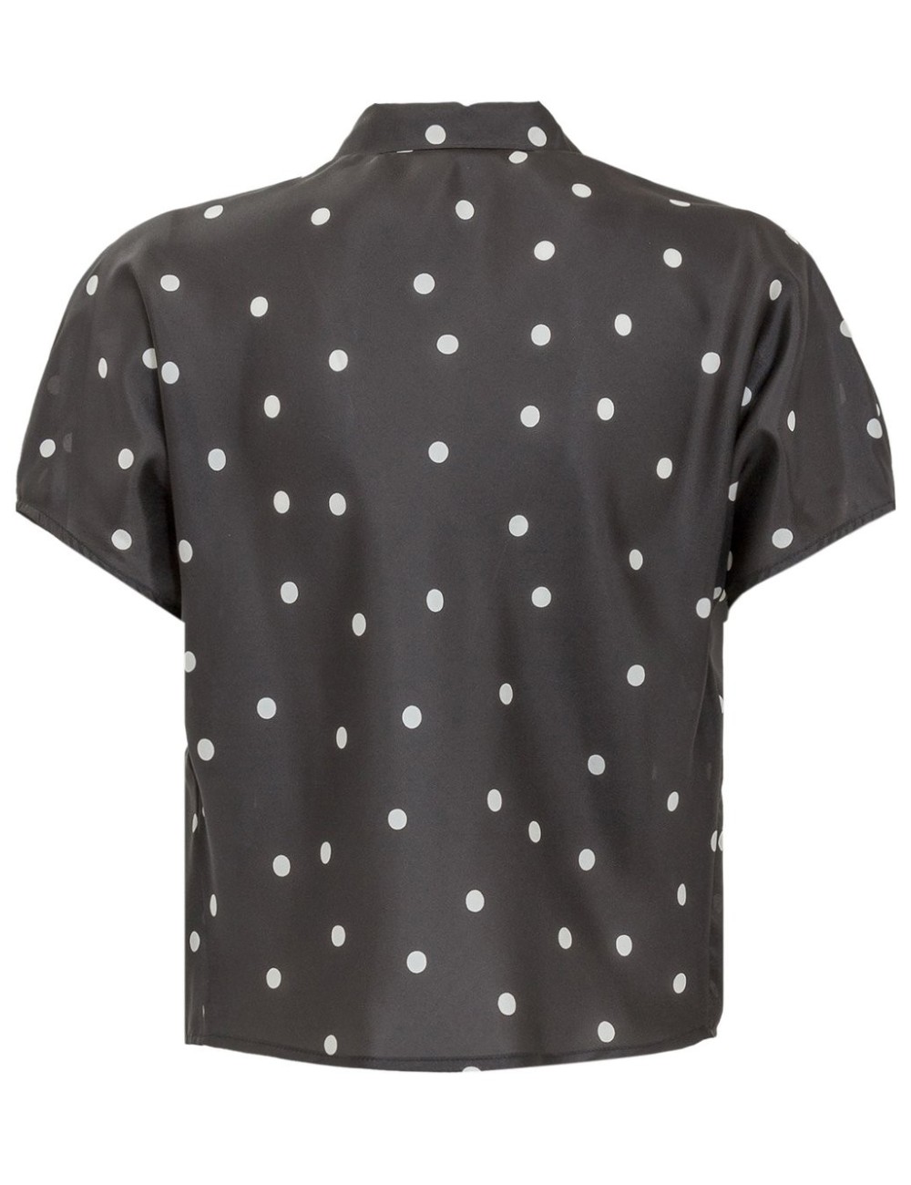 Camicia corta a pois