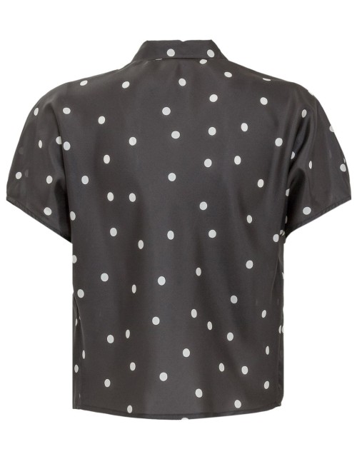 Camicia corta a pois