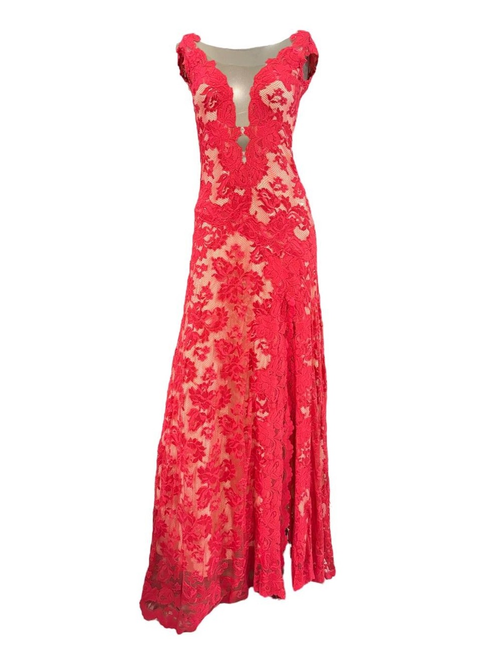 Abito lungo in pizzo Olvi's