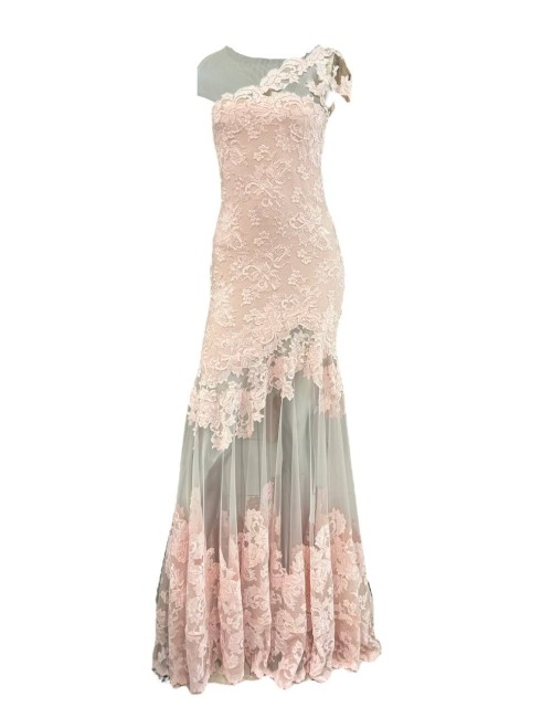 Abito lungo in pizzo Olvi's