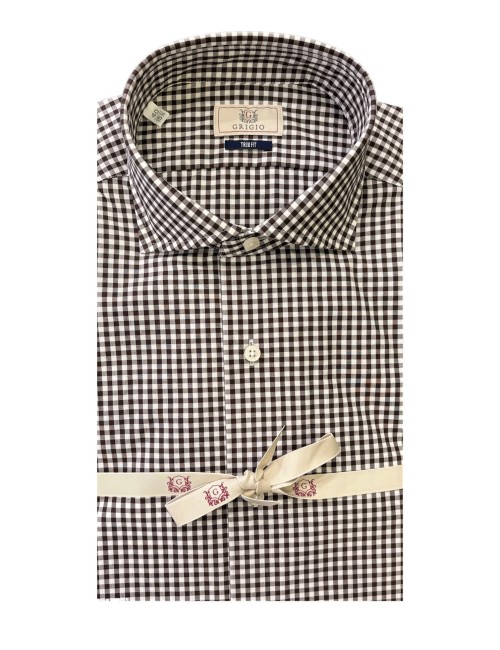 Camicia a quadri in cotone