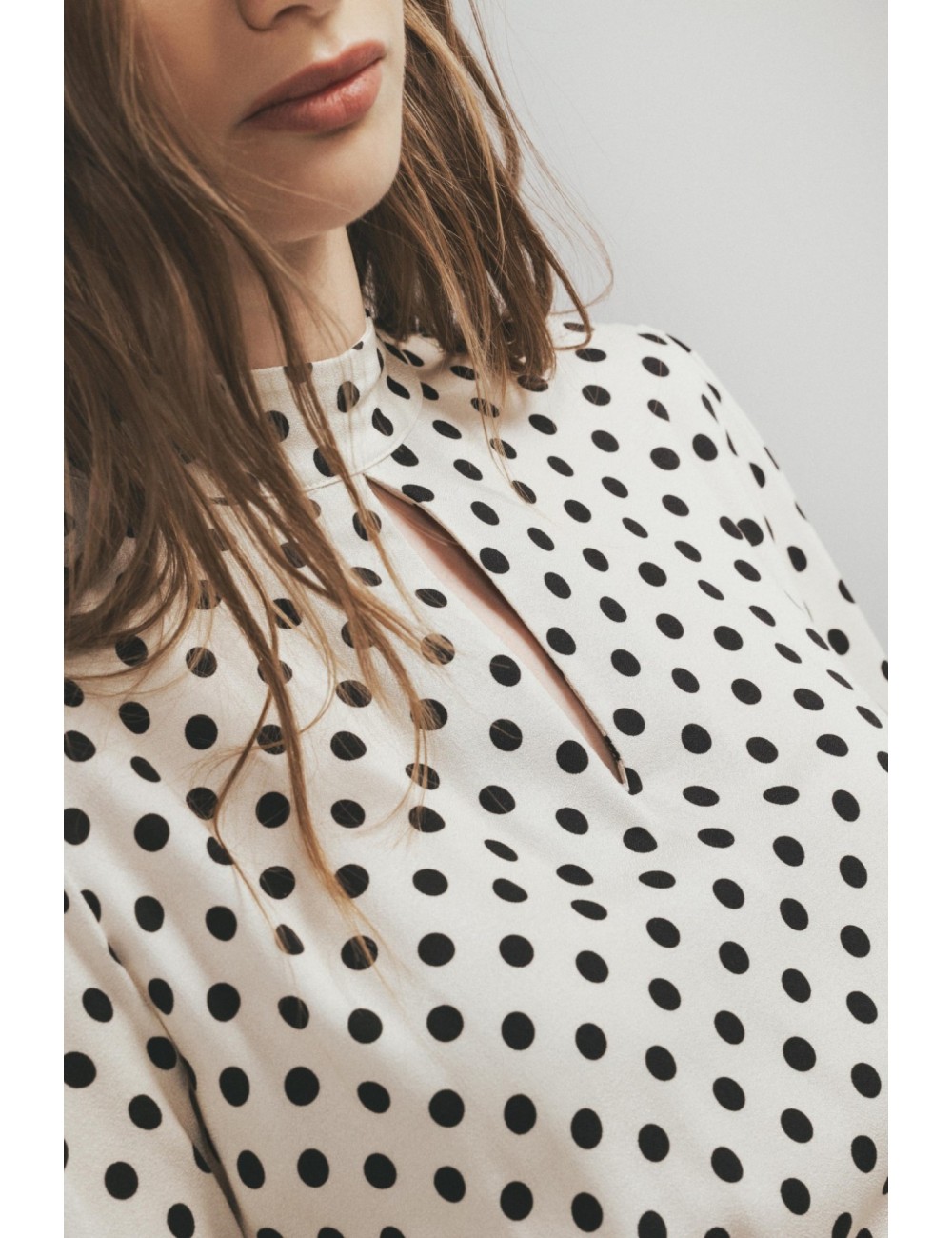 Abito Corto Dolcevita In Crepe