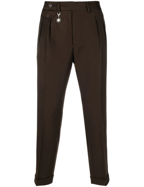 MANUEL RITZ Pantalone Con Pinces Sartoriali