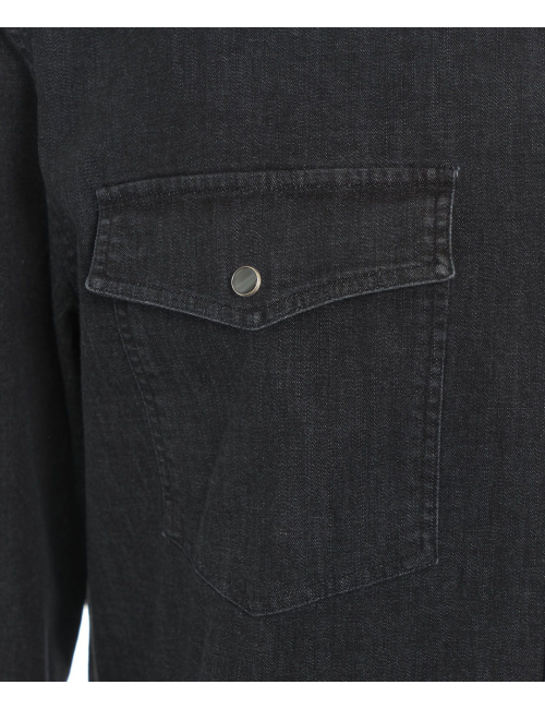 Camicia texana in denim