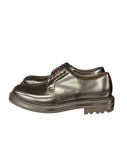 Derby in pelle testa di moro