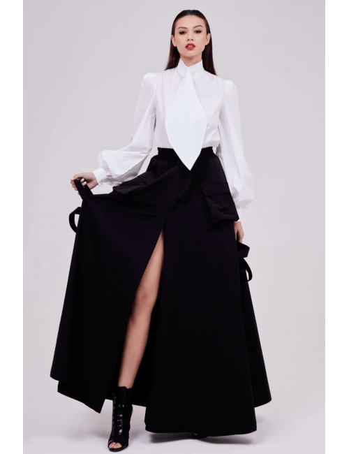 Gonna cargo in tessuto tecnico