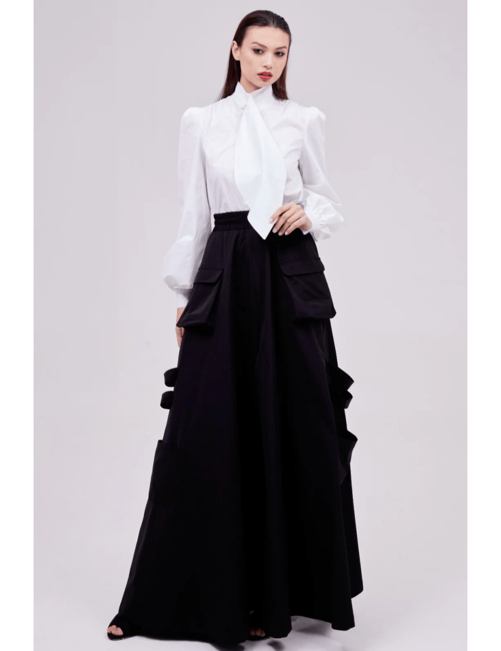 Gonna cargo in tessuto tecnico