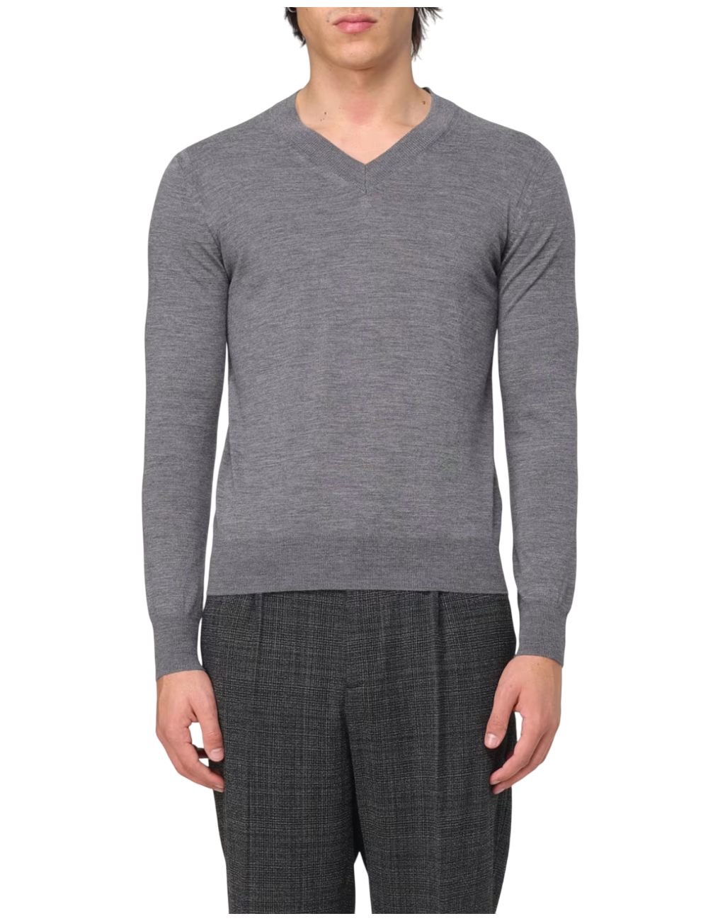 Maglia scollo a punta