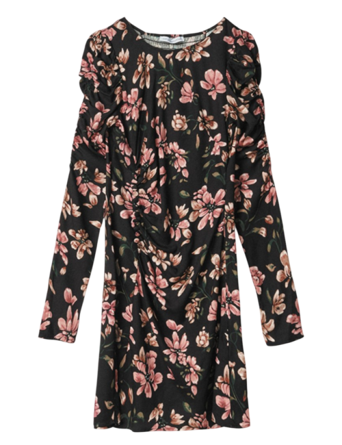 Abito Corto In Crepe