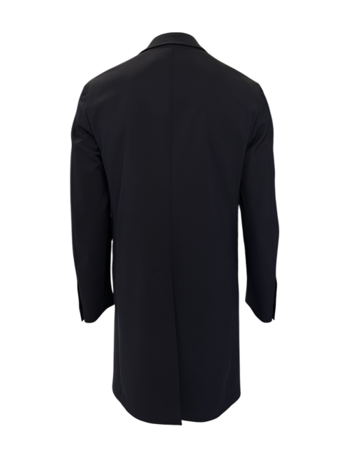 Cappotto monopetto in tessuto tecnico