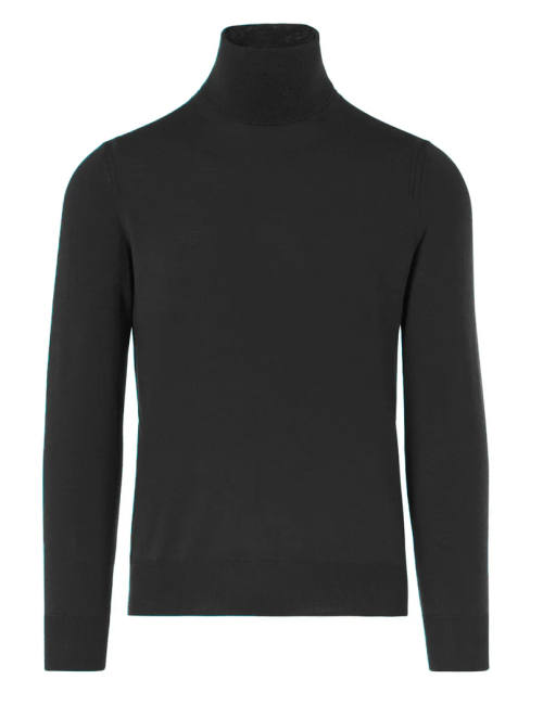 Maglia collo alto nera