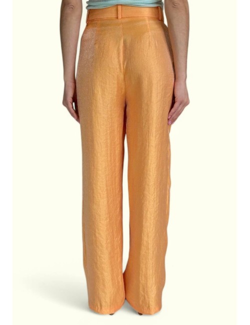 Tailleur arancio effetto lucido