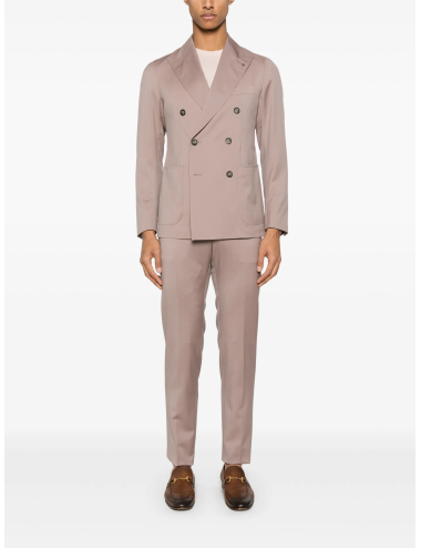 Abito doppiopetto rosa polvere